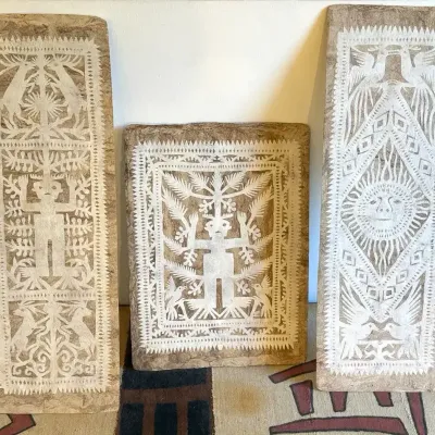 Otomí bark paper art