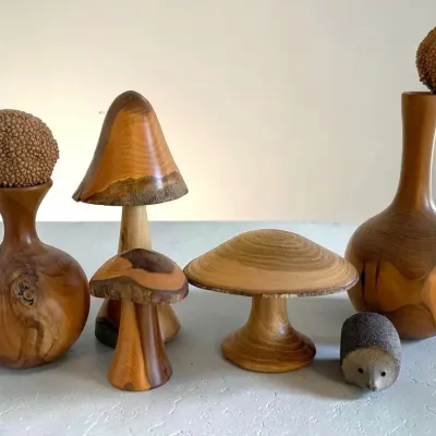 Arthur Cummings & Other Turned Wood Decor