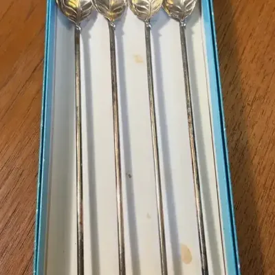 Tiffany & Co. Sterling Straw Spoons