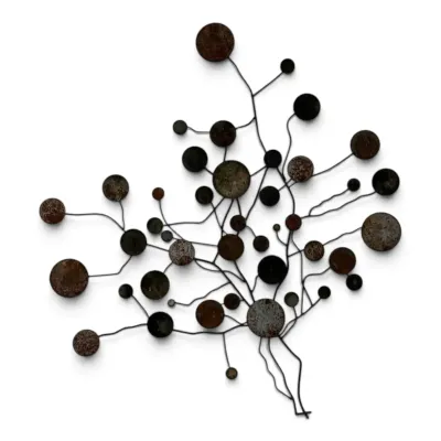 Weathered Metal Art Wall Hanging