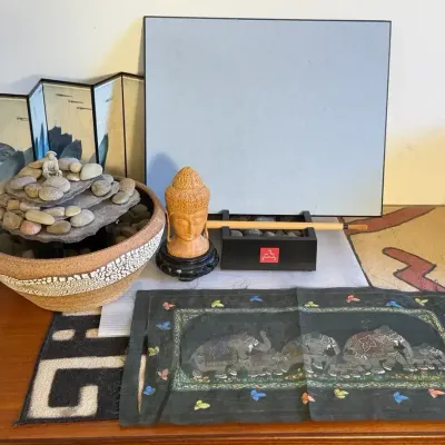 Buddha Board, Table Screen, Ceramic Bowl & More