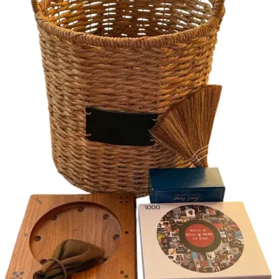 Teak Board Game Table Decoration by Piet Hein for Skjøde Skjern & Other 