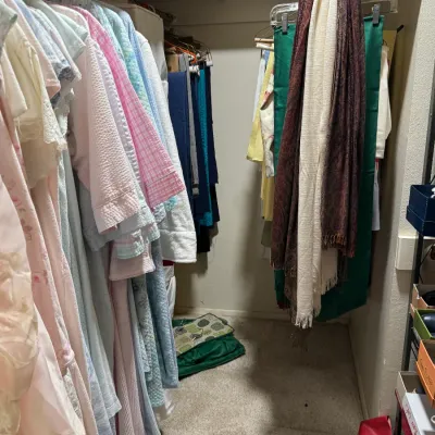 Sale Photo Thumbnail #62: night gowns robes scarves shoes size 8 to 8 5