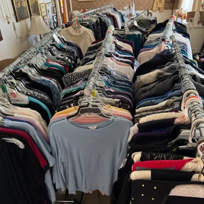 Sale Photo Thumbnail #65: Six Rolling Racks of Womens Clothing, Small to Extra Large, So Many Brands