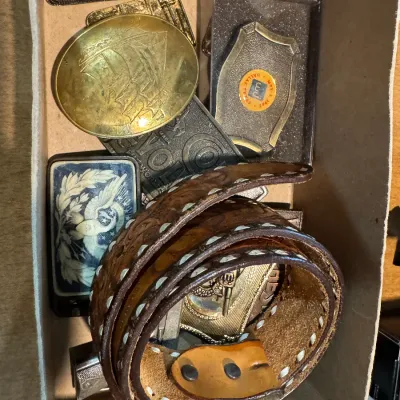 Sale Photo Thumbnail #19: 2 collection of belt buckles