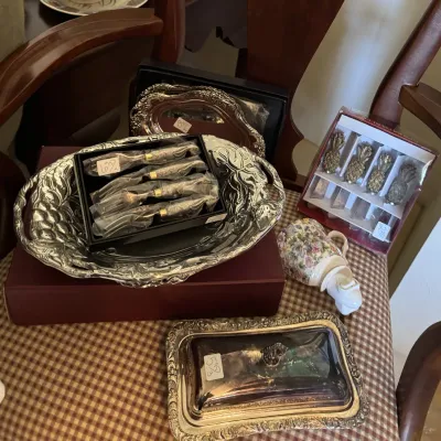 Sale Photo Thumbnail #37: pewter pieces by arthur court