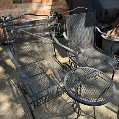 Sale Photo Thumbnail #95: patio chairs and small table