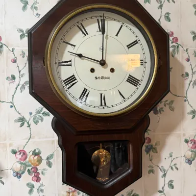 Sale Photo Thumbnail #84: seth thomas wall clock
