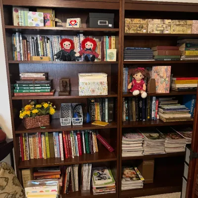 Sale Photo Thumbnail #29: mahogany book cases
