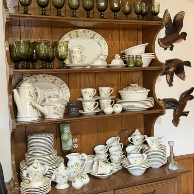 Sale Photo Thumbnail #75: huge collection of poppytrail china by metlox calif