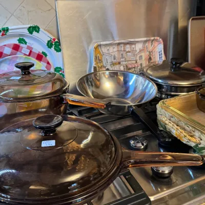 Sale Photo Thumbnail #79: pots and pans baking items