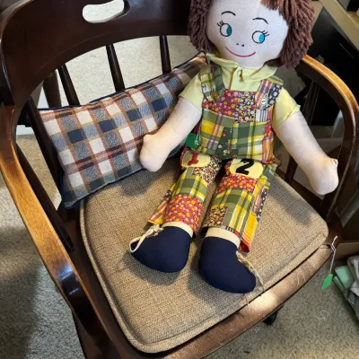 Sale Photo Thumbnail #58: raggedy ann and captains chair