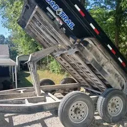 16x8 4,627 pound Cargo Load, Load Trail dump trailer