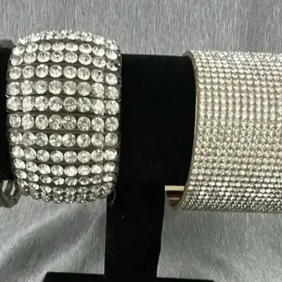 Sparkling Rhinestone and Crystal Costume Bracelets (5)