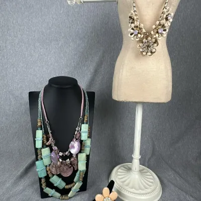 Bold Floral & Beaded Statement Jewelry Collection