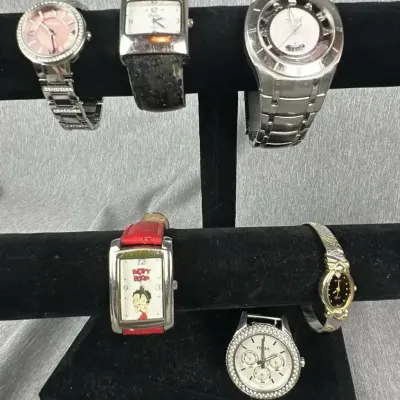 Fossil, Elgin, and Ashley Women's Watches, Including Betty Boop