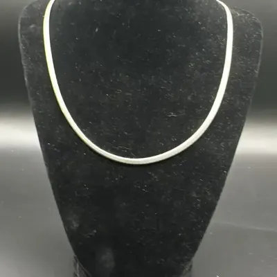 Italian .925 Sterling Silver Snake Chain Necklace