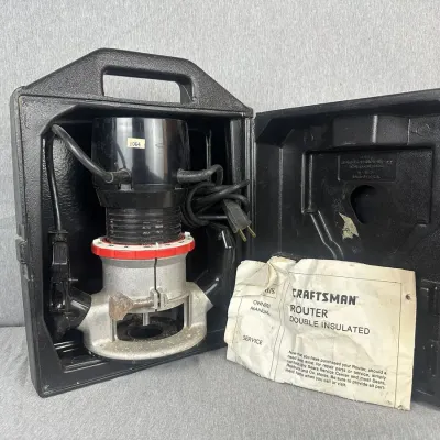 Sears Craftsman 1 HP Double Insulated Router (Model 315.17460) with Case