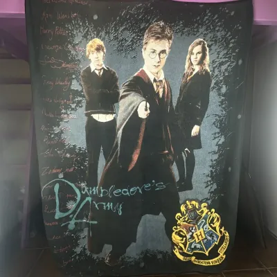 Harry Potter 'Dumbledore's Army' Fleece Throw Blanket