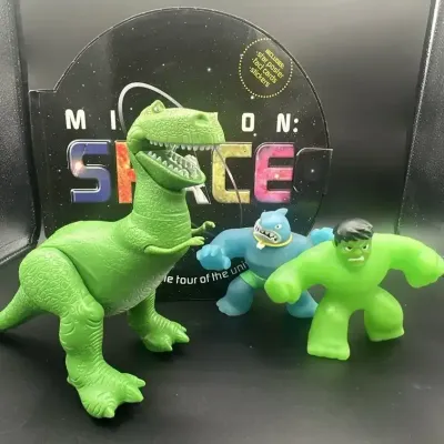 DK Mission: Space Educational Set with Mattel Disney/pixar Rex and Stretchy Figures