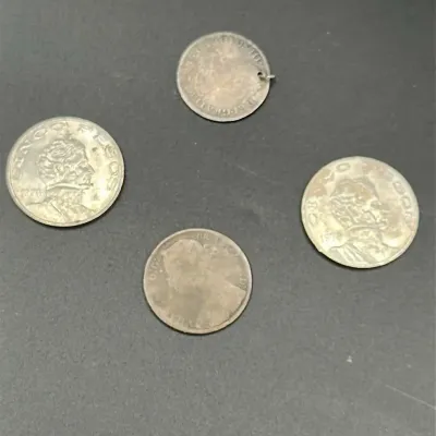Collection of World Coins Ft. 1772 Spanish 2 Reales and 1976 Mexican 5 Pesos
