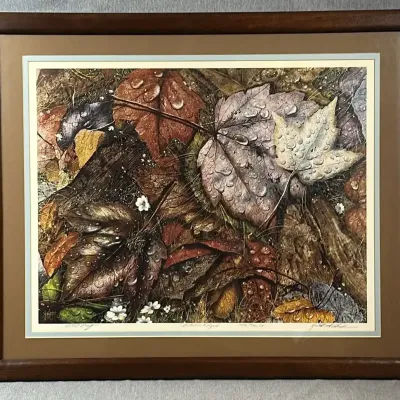 TG Davis "Autumn Reigns" Framed Artist Proof Print