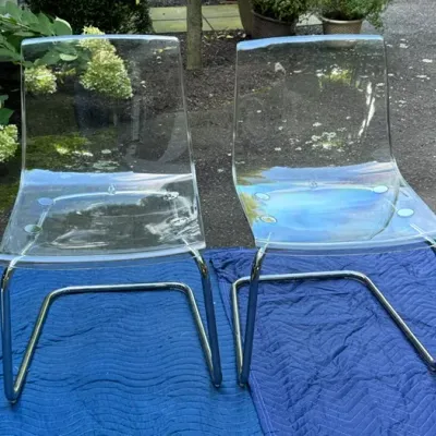 Acrylic chairs