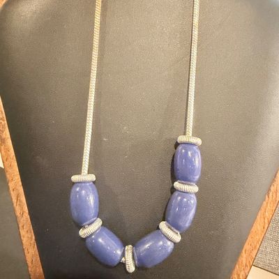 Liz Claiborne vintage silver tone necklace