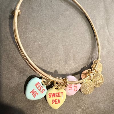 Alex and ani valentine charm bracelet