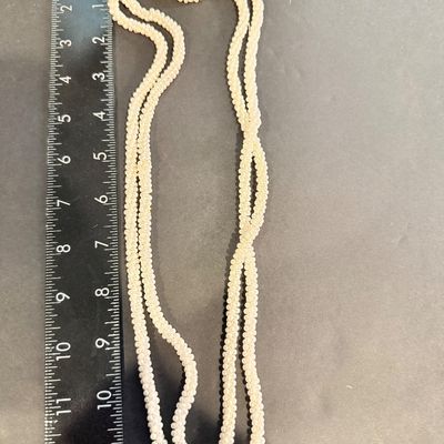 Pearl type layer twist vintage necklace