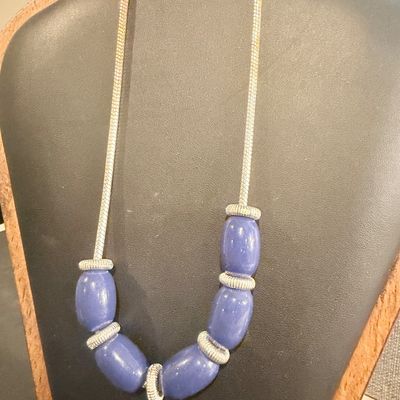 Liz Claiborne vintage silver tone necklace