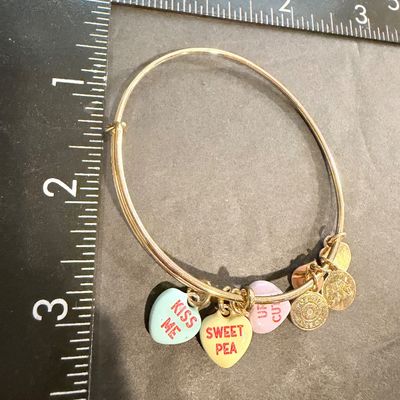 Alex and ani valentine charm bracelet