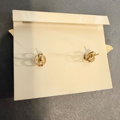 Genuine cloisnne cat enamel earrings vintage