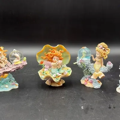 Hamilton Rainbow Reef & Enesco Coral Kingdom Mermaid Figurines