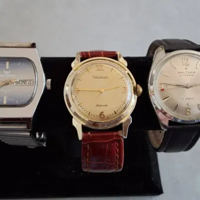 Vintage WALTHAM Automatic & Self-Winding Wristwatch Trio