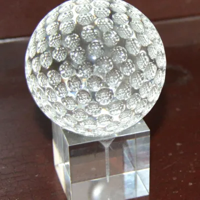 Sale Photo Thumbnail #63: Crystal Golf Ball 