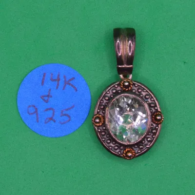 Sale Photo Thumbnail #15: 14k/ 925 Slide 