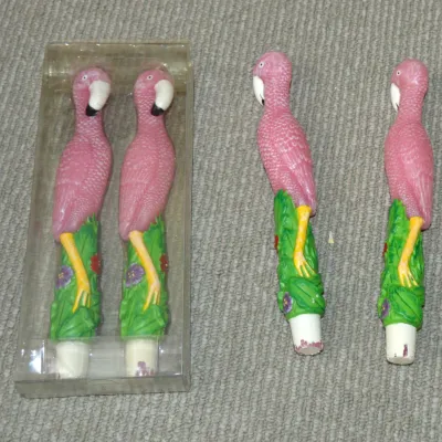Sale Photo Thumbnail #74: Flamingo Candles 