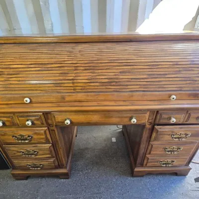5604 vintage tambour desk