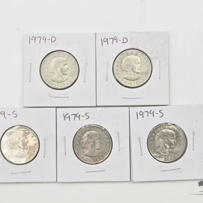 1603 5 1979 susan b anthony 1 coins