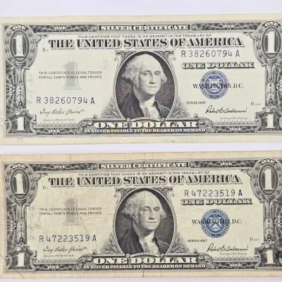 1505 2 1957 1 silver certificates