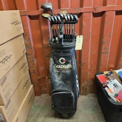 6506 goldwin golf bag and club set
