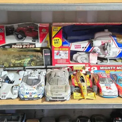 5544 toy f1 cars and helicopter collectables