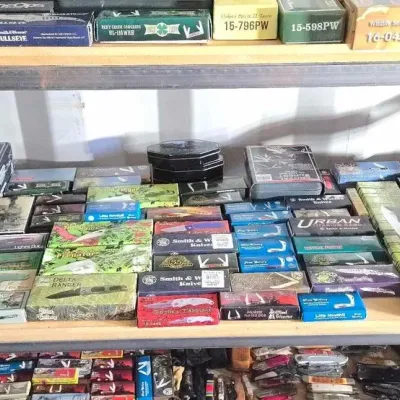 5554 side opening blade and knife collection