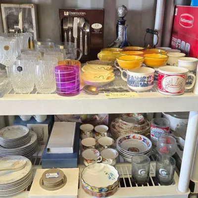 5046 antique glass collection