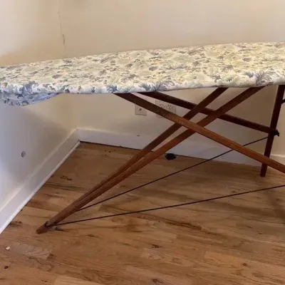 Vintage Wooden Folding Ironing Board