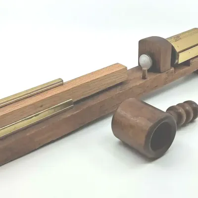 Vintage Texas Native Inertia Nutcracker And Wood Screw Nutcracker 