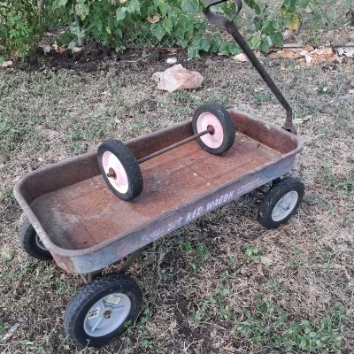 Vintage Big Red Wagon 