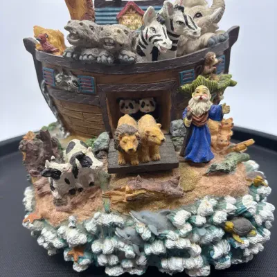 Vintage Noah’s Ark Music Box Works