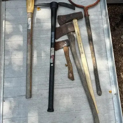 Vintage Axes, Hatchets & Pick/Mattock Hand Tools – 6 Pc
